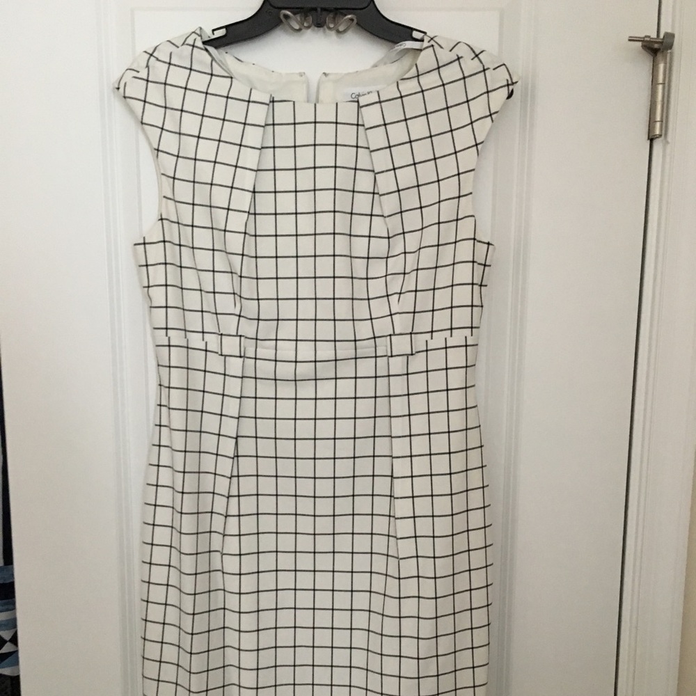 Calvin Klein fitted office dress